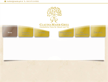 Tablet Screenshot of claudia-grill.at