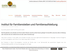 Tablet Screenshot of claudia-grill.de